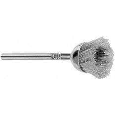 Petite brosse en crin rude, sur tige Ø 2.35 mm pour polissage