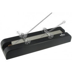 Pierre Arkansas, rectangulaire, 16 x 16 x 150 mm, sur socle en bois Horlogerie