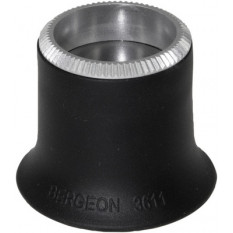 Loupe (micros) souple en caoutchouc synthétique noir No 3, grossissement 3,3 x