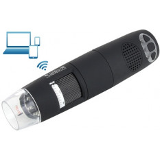 Microscope caméra numérique, corps synthétique,  1,3 megapixel, grossissement de 5 à 200 x, connexion USB ou Wifi