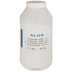 Poudre abrasive, oxyde d'aluminium, grain fin 50 µ, 5 kg
