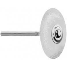 Petite brosse en feutre, Ø 22 x 5 mm, sur tige Ø 2.35 mm pour polissage