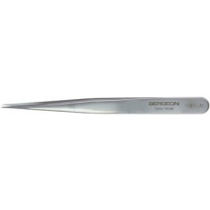 Brucelles B-NOX en acier inox, finition soignée, pointes 3C, bonne duretée, longueur 110 mm