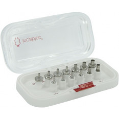 Assortiment de tasseaux Incabloc, 6 poussoirs et 7 enclumes