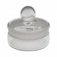 Benzinière avec couvercle rodé, hauteur 30 mm, Ø 60 mm, 45 ml