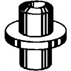 Tasseau bombé, percé Ø trou 1.80 mm, Ø ext. 7.00 mm