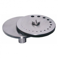 Table avec plaque revolver
