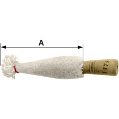 Cône en coton pour bagues, longueur 100 mm