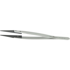 Brucelles en acier avec embouts remplaçables en PEEK, pointes 2A, longueur 130 mm