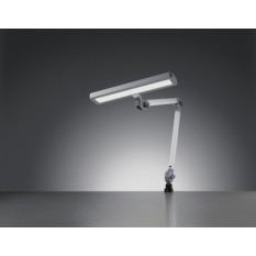 Lampe Waldmann ALD, articulation de tête 3D, bras en aluminium anodisé, variateur de l'intensité de l'éclairage, anti-éblouissement, 16 W, 100 - 240 V