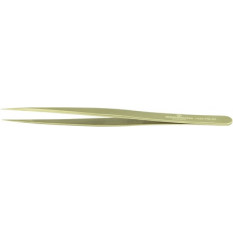 Brucelles en laiton, pointes polies S5, longueur 130 mm