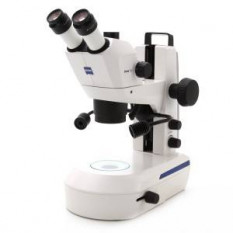 Trinoculaire stéréomicroscope Zeiss Stemi 305 avec éclairage intégré et double spot K LED, grossissement de 8 x à 40 x