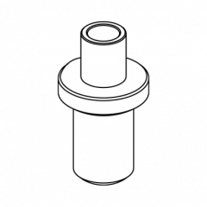 Tasseau creux pour déchasser les poussoirs, Ø 3.20 mm