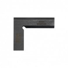 Equerre en acier simple trempé, rodé, 50 x 40 mm