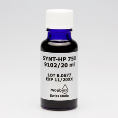 Huile MOEBIUS Synt-HP-750 9102, incolore, 100% synthétique, pour haute pression, 20 ml