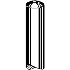 Rivoir bombé, percé, Ø trou 0.35, Ø ext. 2.10 mm