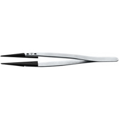 Brucelles enm acier avec embouts remplaçables en PEEK, pointes 00, longueur 130 mm