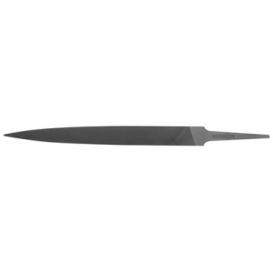 Precision File, mid-round tapered, 1566-6-2 in steel for watchmaking and jewelry
