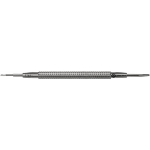 Tool for fitting and removing spring bars in aluminium for