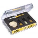 Yellow luminous paste kit, for watchmaker's