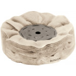 Cotton polish disc, Ø 150 mm, Ø 10 mm hole, 30 mm thickness
