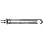 Bergeon 7027-XLR Stainless Steel Diamond Locking Tweezers Extra Large Tips