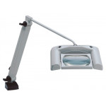 Waldmann LED SNLQ 54/2 lamp, with glass magnifying glass, 13 W