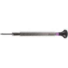 Watchmaker screwdriver in steel, special knurled profile, Ø 1.60 mm