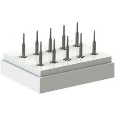 Set of 10 straight and cruciforms*, on base