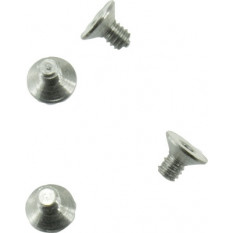 Replacement screws in steel for tweezers