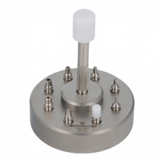 Tool to place the needles, with 8 cleats and boost brooch on nickel-plated base