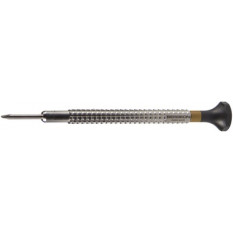 Watchmaker screwdriver in steel, special knurled profile, Ø 1.30 mm