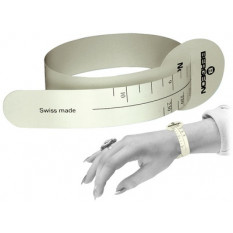 Flexible measuring band  in synthetic for wrist, graduated in mm and in Inch, in pack of 10 pieces