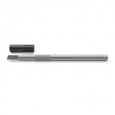 Widia chisel in hard metal, blade shape, for backgrounds, etc., width: 6 mm, thickness: 0.5 mm