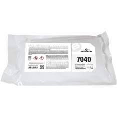 Pre-prregnated polypropylene tissues/wipes of 70% isopropyl and 30% deionized water, for cleaning parts or oily surfaces, 230 x 280 mm, in a pack of 50 pieces
