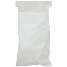 Bags in white PE, self-adhesive ribbon for fixing, 1.5 l, 200 x 300 mm, in a package of 1000 pieces