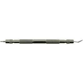 Werkzeug für Federestege aus Edelstahl, umkehrbare Spitze und Gabel, 140 mm