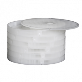 6 polymer baskets with 1 lid