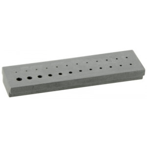 Holes plate, tempered steel, 24 holes from Ø 1.50 to 2.20 mm