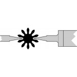 Pair of keys, in hard metal, for micrometers, Ø 2.00 mm