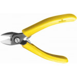 Lindström cutting pliers, Swedish steel, side cutting, with bevels, recall spring, plastic branches, length 130 mm