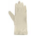 Microfiber gloves, ivory color, size l