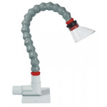 Flexible plastic suction arm