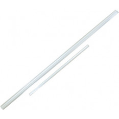 Ankle in transparent plastic, length 100.00 mm, Ø 3.00 mm