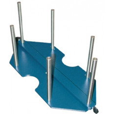 Arm with support for 6 plastic boxes 5462-a