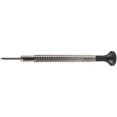 Watchmaker screwdriver in steel, special knurled profile, Ø 1.00 mm
