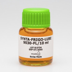 Moebius Synta-Frigo-Lube 9030 oil, fluorescent, 100% synthetic, for low-temperature applications, 2 ml