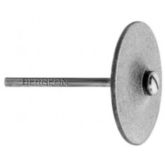 Silicon Carborundum wheel, Ø 25 mm, on steel rod Ø 2.35 mm