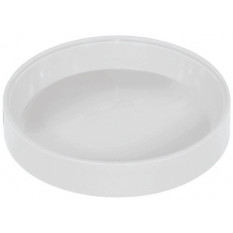 Round white plastic supplies bucket, Ø 30 x 10 mm