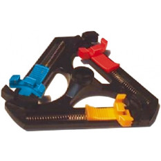 Plastic-movement holder support for 3 movements